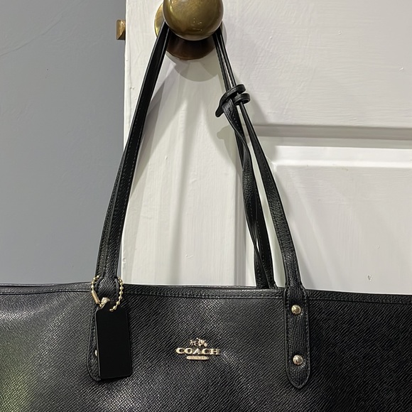 Coach black canvas tote - Picture 2 of 3